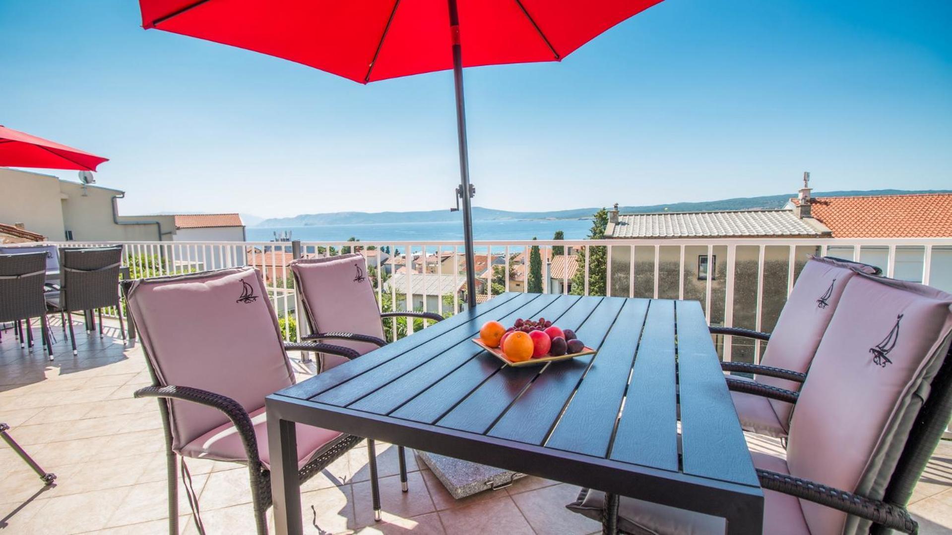 Nikola Apartmani Crikvenica Eksteriør bilde